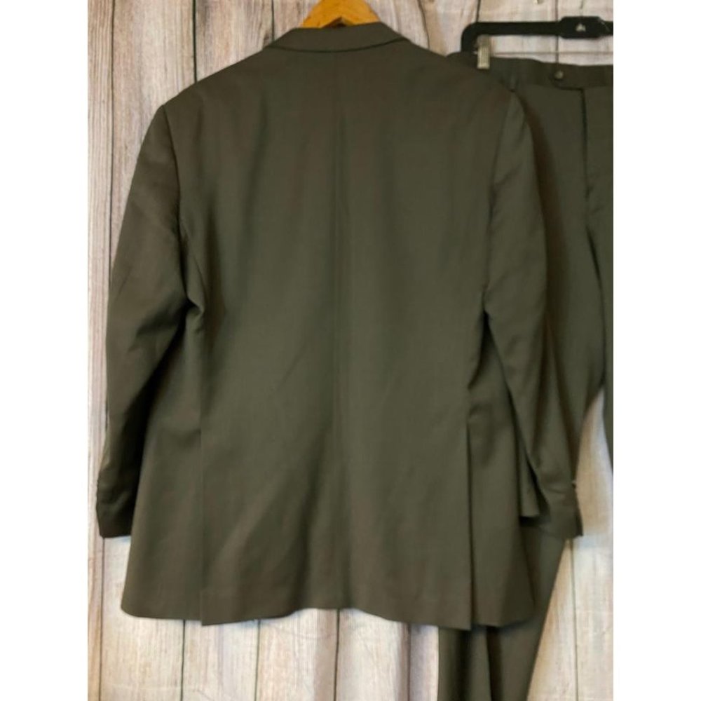 CHRISTIAN LACROIX Taupe Homme Wool 50 Pant Suit - Picture 6 of 8